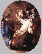 BATONI, Pompeo The Ecstasy of St Catherine of Siena oil